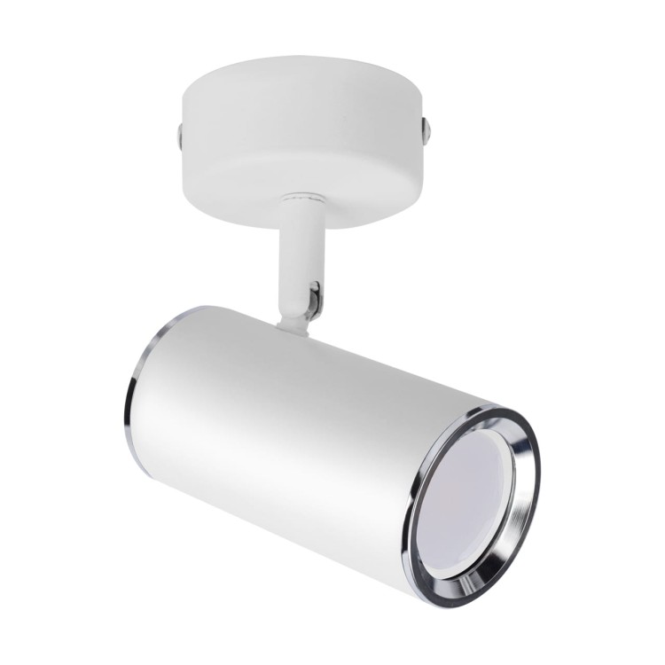 Lampa ścienno-sufitowa Kinkiet Industrialny MEGAN SPT GU10 WHITE 03655 Struhm Ideus Loft nowoczesny metalowy Biała biały pojedynczy