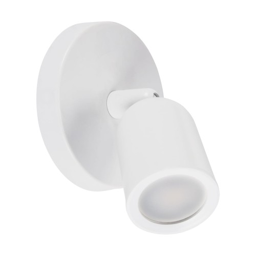 Lampa ścienno-sufitowa Kinkiet Industrialny BOGNA GU10 1C WHITE 03982 Struhm Ideus Loft nowoczesny metalowy Biała biały pojedynczy