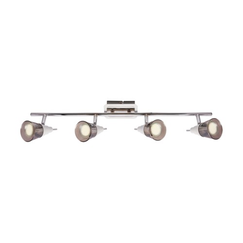 Lampa ścienno-sufitowa Kinkiet Industrialny TOMI GU10 4I 03049 Struhm Ideus 4x GU10 Loft nowoczesny metalowy Chrom biały biała poczwórny