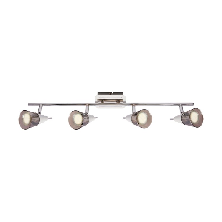 Lampa ścienno-sufitowa Kinkiet Industrialny TOMI GU10 4I 03049 Struhm Ideus 4x GU10 Loft nowoczesny metalowy Chrom biały biała poczwórny