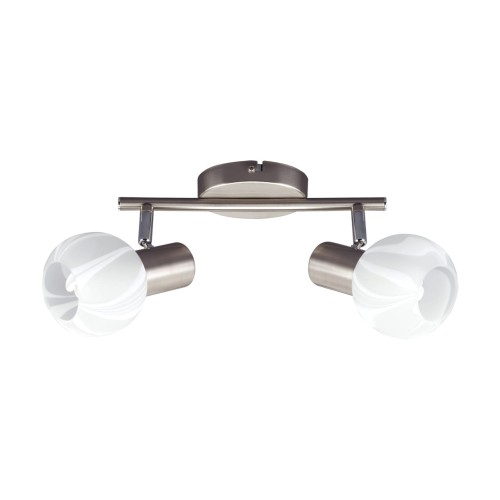 Lampa ścienno-sufitowa Kinkiet Industrialny BOLERO E14 2I 00586 Struhm Ideus 2x E14 Loft nowoczesny metalowy Chrom podwójny