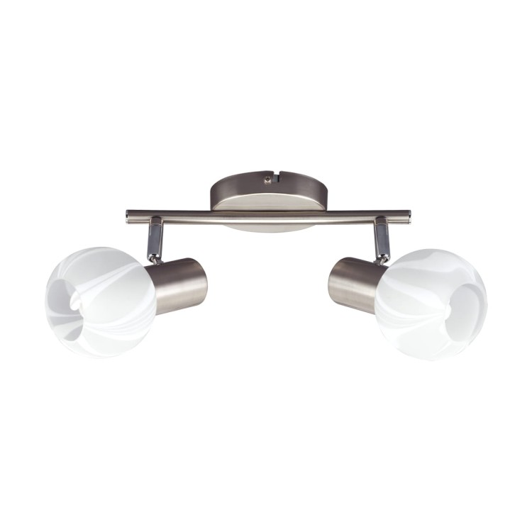Lampa ścienno-sufitowa Kinkiet Industrialny BOLERO E14 2I 00586 Struhm Ideus 2x E14 Loft nowoczesny metalowy Chrom podwójny