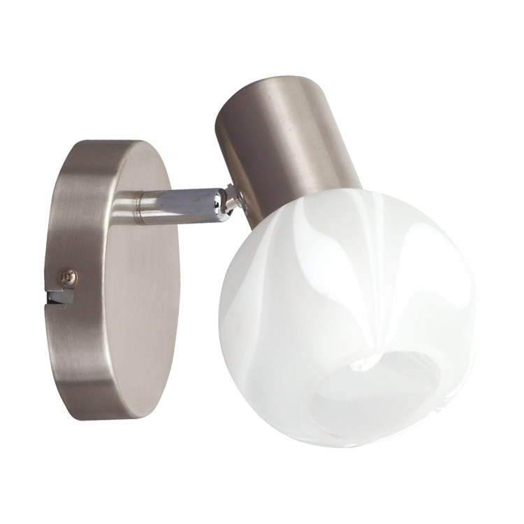 Lampa ścienno-sufitowa Kinkiet Industrialny BOLERO E14 1C 00584 Struhm Ideus Loft nowoczesny metalowy Chrom pojedynczy