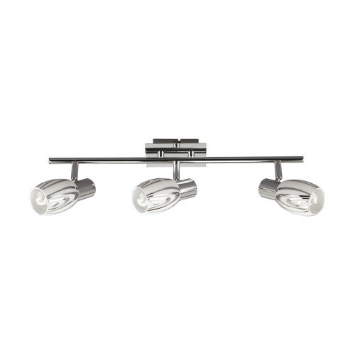 Lampa ścienno-sufitowa Kinkiet Industrialny PANTERKA E14 3I 00596 Struhm Ideus 3x E14 Loft nowoczesny metalowy Chrom potrójny