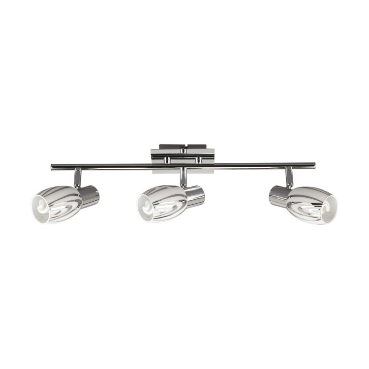 Lampa ścienno-sufitowa Kinkiet Industrialny PANTERKA E14 3I 00596 Struhm Ideus 3x E14 Loft nowoczesny metalowy Chrom potrójny