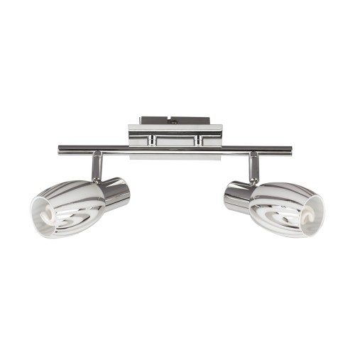 Lampa ścienno-sufitowa Kinkiet Industrialny PANTERKA E14 2I 00594 Struhm Ideus 2x E14 Loft nowoczesny metalowy Chrom podwójny
