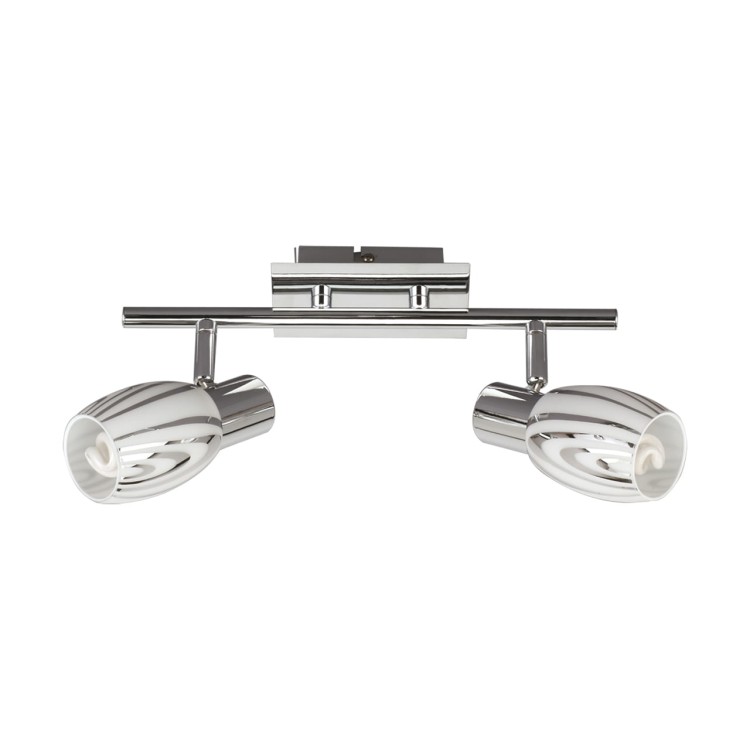 Lampa ścienno-sufitowa Kinkiet Industrialny PANTERKA E14 2I 00594 Struhm Ideus 2x E14 Loft nowoczesny metalowy Chrom podwójny