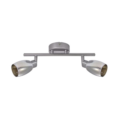 Lampa ścienno-sufitowa Kinkiet Industrialny ETNA G9 2I 03260 Struhm Ideus 2x E9 Loft nowoczesny metalowy Chrom podwójny