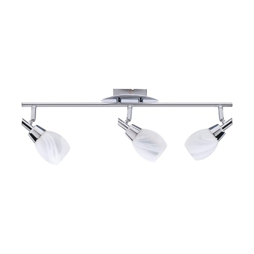Lampa ścienno-sufitowa Kinkiet Industrialny WAGNER G9 3I 00556 Struhm Ideus 3x E9 Loft nowoczesny metalowy Chrom potrójny
