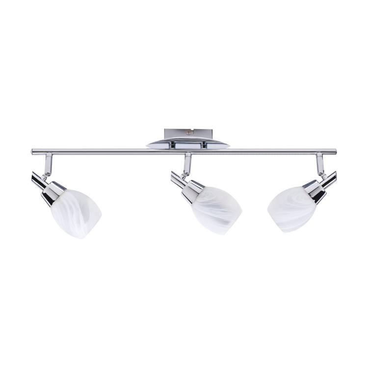 Lampa ścienno-sufitowa Kinkiet Industrialny WAGNER G9 3I 00556 Struhm Ideus 3x E9 Loft nowoczesny metalowy Chrom potrójny