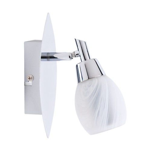 Lampa ścienno-sufitowa Kinkiet Industrialny WAGNER G9 1C 00554 Struhm Ideus E9 Loft nowoczesny metalowy Chrom pojedynczy