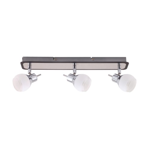 Lampa ścienno-sufitowa Kinkiet Industrialny EPOS G9 3L 02779 Struhm Ideus 3x E9 Loft nowoczesny metalowy Chrom wenge potrójny