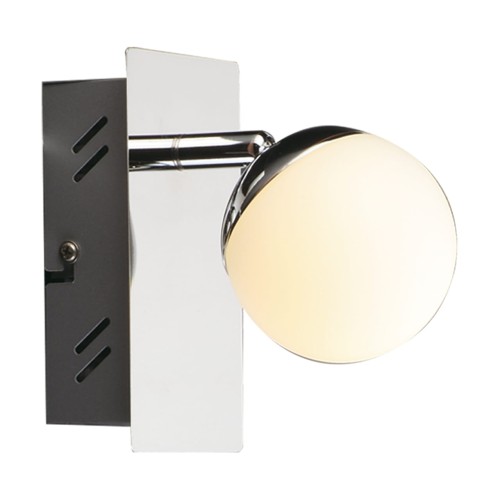 Lampa ścienno-sufitowa Kinkiet Industrialny SMD LED NELI LED 1L WW 02828 Struhm Ideus LED Loft nowoczesny metalowy Chrom pojedynczy