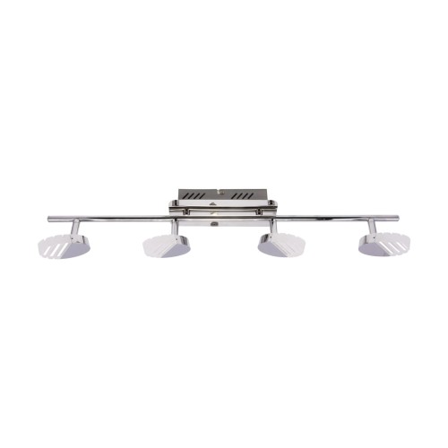 Lampa ścienno-sufitowa Kinkiet Industrialny SMD LED ARTO LED 4I WW 03189 Struhm Ideus 4x LED Loft nowoczesny metalowy Chrom poczwórny