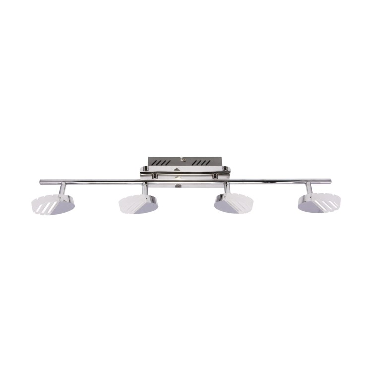 Lampa ścienno-sufitowa Kinkiet Industrialny SMD LED ARTO LED 4I WW 03189 Struhm Ideus 4x LED Loft nowoczesny metalowy Chrom poczwórny