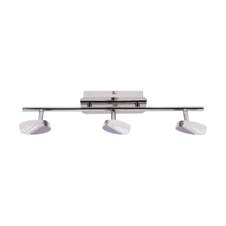 Lampa ścienno-sufitowa Kinkiet Industrialny SMD LED ARTO LED 3I WW 03188 Struhm Ideus 3x LED Loft nowoczesny metalowy Chrom potrójny