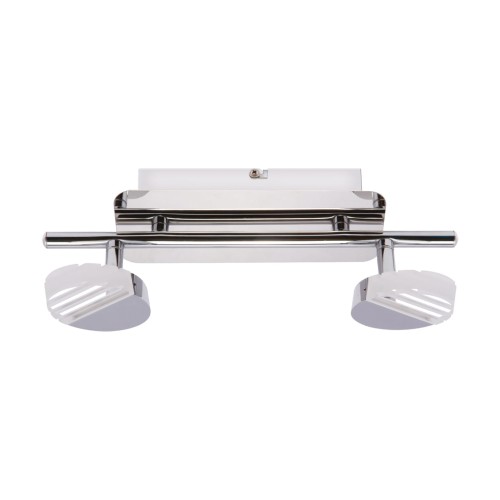 Lampa ścienno-sufitowa Kinkiet Industrialny SMD LED ARTO LED 2I WW 03187 Struhm Ideus 2x LED Loft nowoczesny metalowy Chrom podwójny