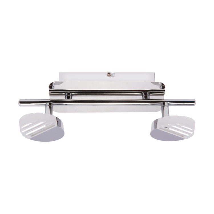 Lampa ścienno-sufitowa Kinkiet Industrialny SMD LED ARTO LED 2I WW 03187 Struhm Ideus 2x LED Loft nowoczesny metalowy Chrom podwójny