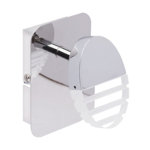 Lampa ścienno-sufitowa Kinkiet Industrialny SMD LED ARTO LED 1D WW 03186 Struhm Ideus LED Loft nowoczesny metalowy Chrom pojedynczy