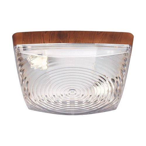 Plafoniera Plafon SQUARE CLASSIC WALNUT 01990 Struhm Ideus IP20 E27 do sypialni korytarza jadalni oprawa lampa sufitowa Mahoń drewno drewniany