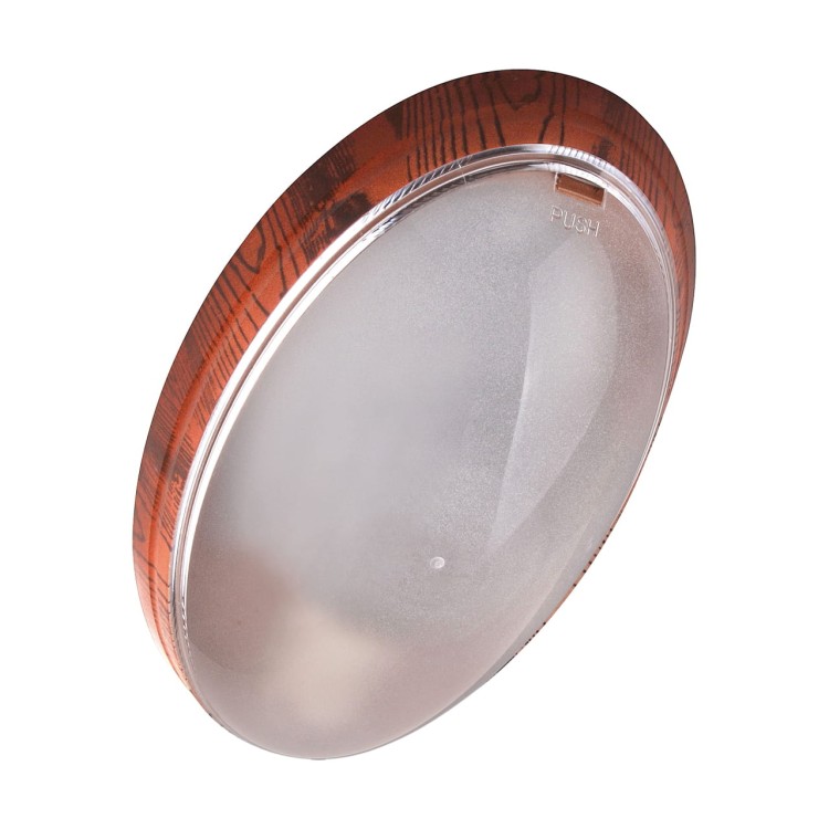 Plafoniera Plafon FLUE WALL FIXTURE WALNUT 02026 Struhm Ideus IP20 E27 do sypialni korytarza jadalni oprawa lampa sufitowa Mahoń drewno drewniany