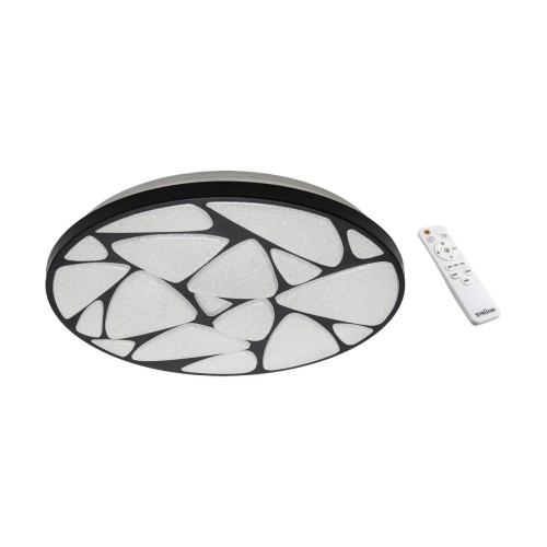 Plafoniera Plafon Łazienkowy SMD LED MINERAL LED C 48W 03726 Struhm Ideus z Pilotem IP44 do łazienki sypialni korytarza jadalni oprawa lampa sufitowa barwa zmienna ciepłobiała neutralna biała zimna biały biała