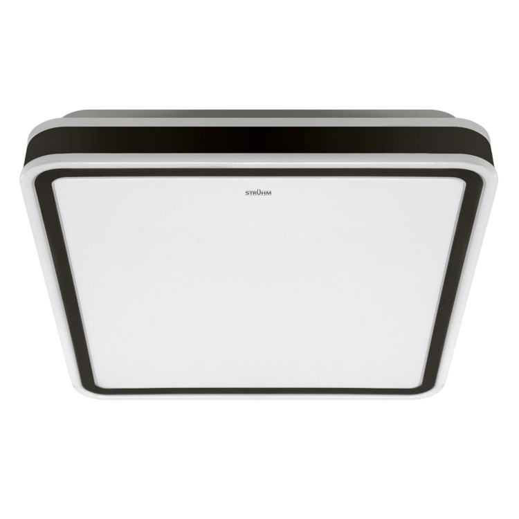 Plafoniera Plafon Łazienkowy SMD LED AURELIA LED D 48W NW 03817 Struhm Ideus IP44 do łazienki sypialni korytarza jadalni oprawa lampa sufitowa barwa neutralna Biały biała czarny