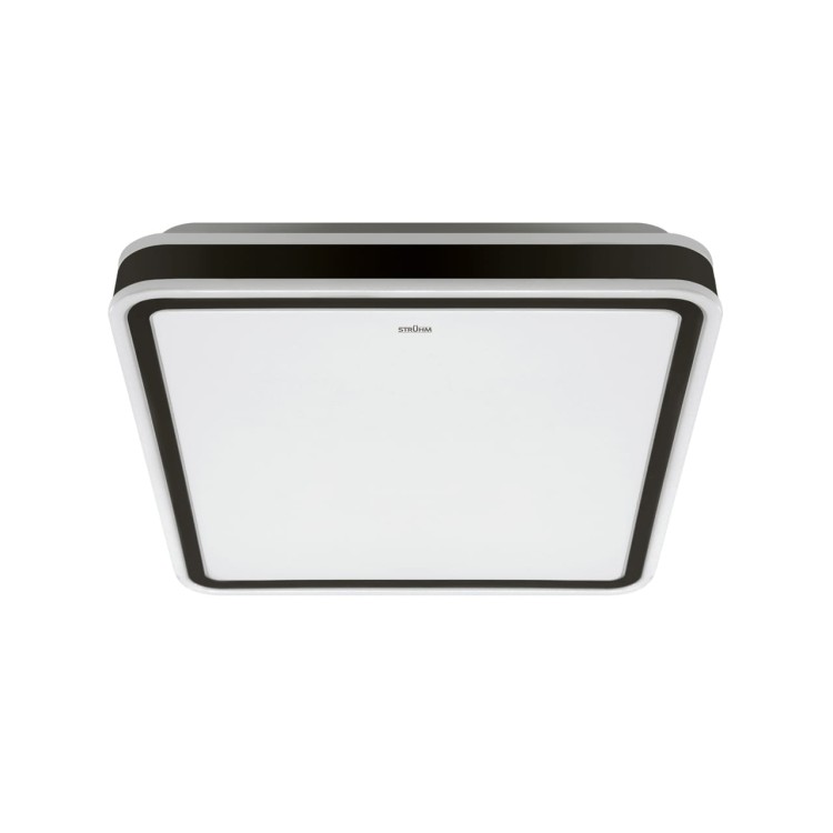 Plafoniera Plafon Łazienkowy SMD LED AURELIA LED D 24W NW 03816 Struhm Ideus IP44 do łazienki sypialni korytarza jadalni oprawa lampa sufitowa barwa neutralna Biały biała czarny