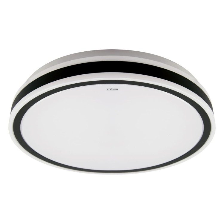 Plafoniera Plafon Łazienkowy SMD LED AURELIA LED C 48W NW 03776 Struhm Ideus IP44 do łazienki sypialni korytarza jadalni oprawa lampa sufitowa barwa neutralna Biały biała czarny