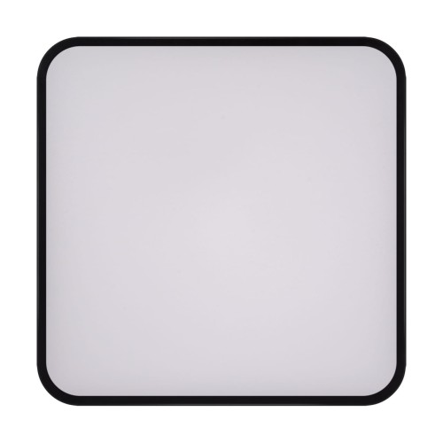 Plafoniera Plafon Łazienkowy SMD LED TOTEM LED D 48W NW BLACK 03931 Struhm Ideus IP20 do łazienki sypialni korytarza jadalni oprawa lampa sufitowa barwa neutralna Czarny czarna biały biała