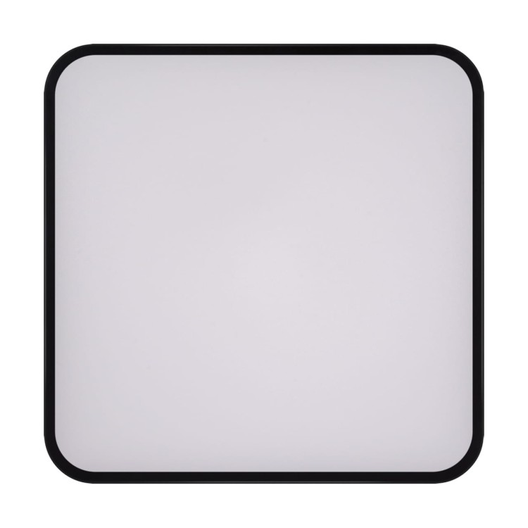 Plafoniera Plafon Łazienkowy SMD LED TOTEM LED D 48W NW BLACK 03931 Struhm Ideus IP20 do łazienki sypialni korytarza jadalni oprawa lampa sufitowa barwa neutralna Czarny czarna biały biała
