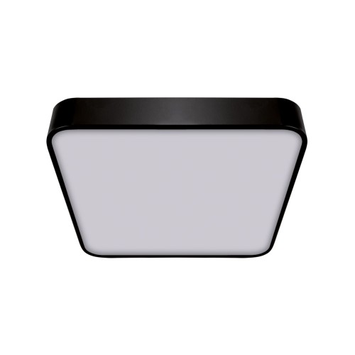 Plafoniera Plafon Łazienkowy SMD LED TOTEM LED D 24W NW BLACK 03930 Struhm Ideus IP20 do łazienki sypialni korytarza jadalni oprawa lampa sufitowa barwa neutralna Czarny czarna biały biała