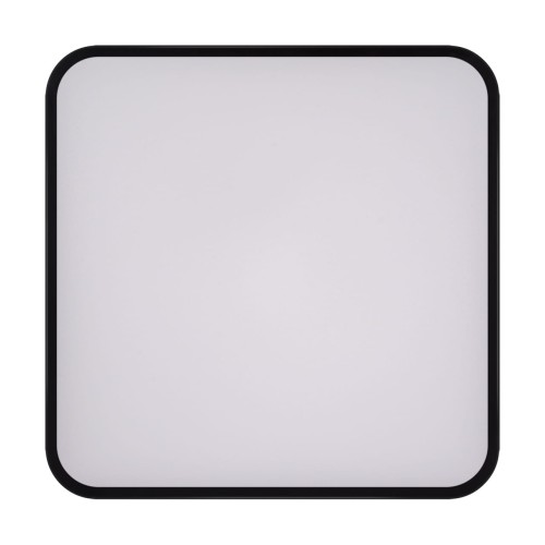 Plafoniera Plafon Łazienkowy SMD LED TOTEM LED D 24W NW BLACK 03930 Struhm Ideus IP20 do łazienki sypialni korytarza jadalni oprawa lampa sufitowa barwa neutralna Czarny czarna biały biała