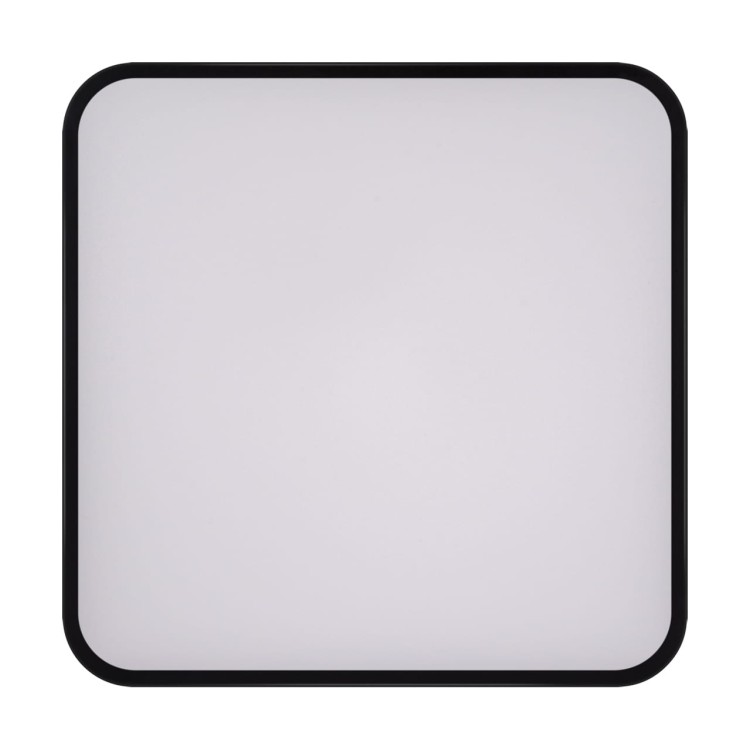Plafoniera Plafon Łazienkowy SMD LED TOTEM LED D 24W NW BLACK 03930 Struhm Ideus IP20 do łazienki sypialni korytarza jadalni oprawa lampa sufitowa barwa neutralna Czarny czarna biały biała