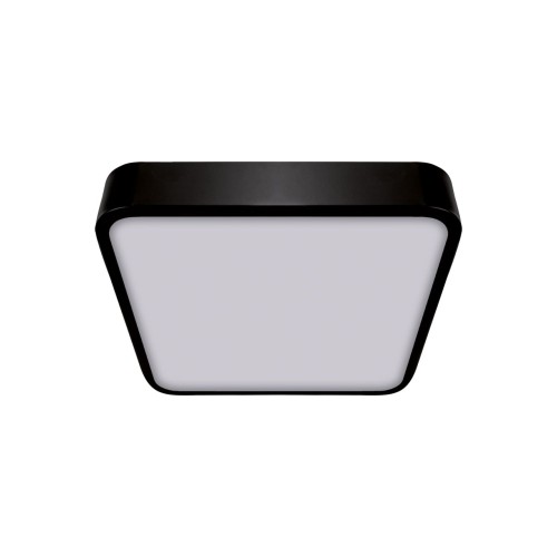 Plafoniera Plafon Łazienkowy SMD LED TOTEM LED D 16W NW BLACK 03929 Struhm Ideus IP20 do łazienki sypialni korytarza jadalni oprawa lampa sufitowa barwa neutralna Czarny czarna biały biała
