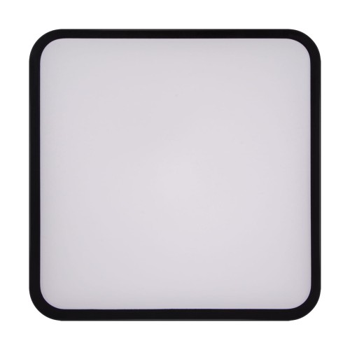 Plafoniera Plafon Łazienkowy SMD LED TOTEM LED D 16W NW BLACK 03929 Struhm Ideus IP20 do łazienki sypialni korytarza jadalni oprawa lampa sufitowa barwa neutralna Czarny czarna biały biała