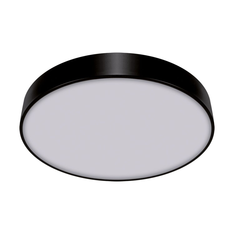 Plafoniera Plafon Łazienkowy SMD LED TOTEM LED C 48W NW BLACK 03928 Struhm Ideus IP20 do łazienki sypialni korytarza jadalni oprawa lampa sufitowa barwa neutralna Czarny czarna biały biała