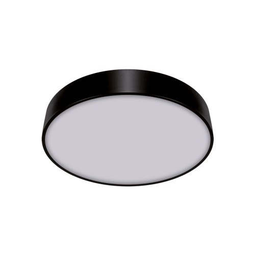 Plafoniera Plafon Łazienkowy SMD LED TOTEM LED C 24W NW BLACK 03927 Struhm Ideus IP20 do łazienki sypialni korytarza jadalni oprawa lampa sufitowa barwa neutralna Czarny czarna biały biała