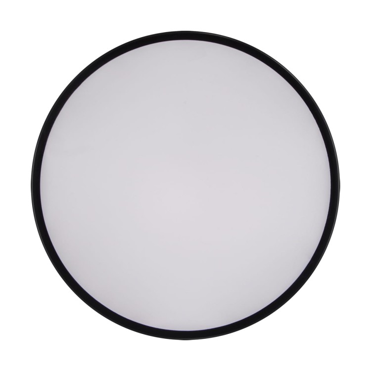 Plafoniera Plafon Łazienkowy SMD LED TOTEM LED C 24W NW BLACK 03927 Struhm Ideus IP20 do łazienki sypialni korytarza jadalni oprawa lampa sufitowa barwa neutralna Czarny czarna biały biała
