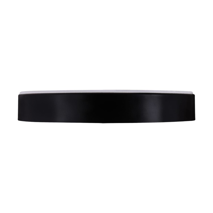 Plafoniera Plafon Łazienkowy SMD LED TOTEM LED C 24W NW BLACK 03927 Struhm Ideus IP20 do łazienki sypialni korytarza jadalni oprawa lampa sufitowa barwa neutralna Czarny czarna biały biała
