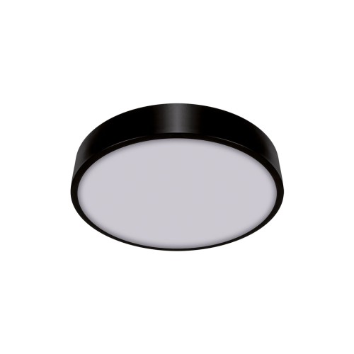 Plafoniera Plafon Łazienkowy SMD LED TOTEM LED C 16W NW BLACK 03926 Struhm Ideus IP20 do łazienki sypialni korytarza jadalni oprawa lampa sufitowa barwa neutralna Czarny czarna biały biała