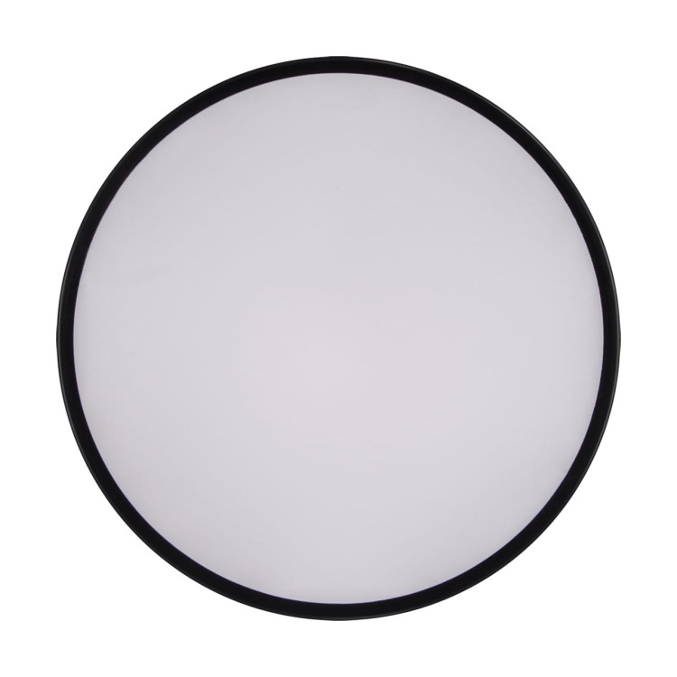 Plafoniera Plafon Łazienkowy SMD LED TOTEM LED C 16W NW BLACK 03926 Struhm Ideus IP20 do łazienki sypialni korytarza jadalni oprawa lampa sufitowa barwa neutralna Czarny czarna biały biała