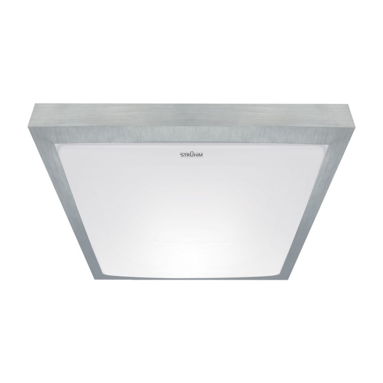 Plafoniera Plafon Łazienkowy SMD LED ALEX LED D 18W NW 03244 Struhm Ideus IP44 do łazienki sypialni korytarza jadalni oprawa lampa sufitowa barwa neutralna biała Srebrny srebrna