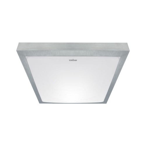 Plafoniera Plafon Łazienkowy SMD LED ALEX LED D 12W NW 03243 Struhm Ideus IP44 do łazienki sypialni korytarza jadalni oprawa lampa sufitowa barwa neutralna biała Srebrny srebrna