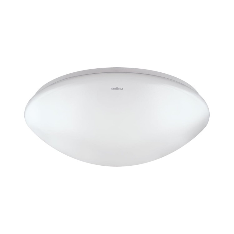 Plafoniera Plafon Łazienkowy z czujnikiem ruchu LEON LED C MVS 16W NW 03530 Struhm Ideus IP44 do łazienki sypialni korytarza jadalni oprawa lampa sufitowa barwa neutralna biały biała