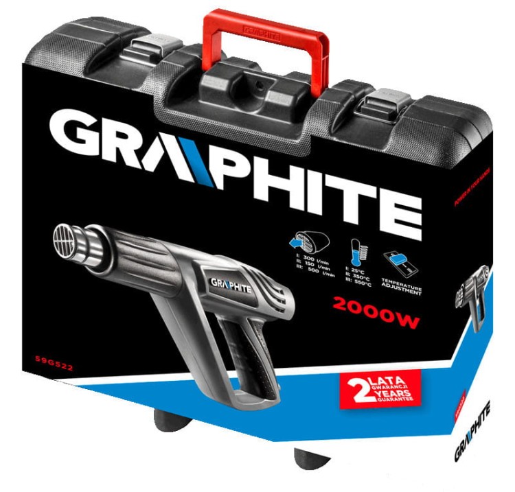 Opalarka 2000W + walizka 59G522 Graphite