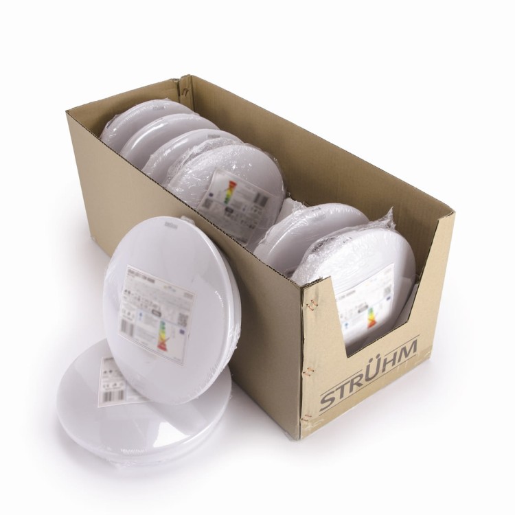 Plafoniera Plafon Łazienkowy SMD LED URANIA LED C 24W NW 03827 Struhm Ideus IP44 do łazienki sypialni korytarza jadalni oprawa lampa sufitowa barwa neutralna biały biała