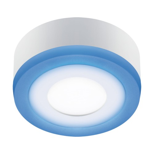 Oprawa sufitowa LED okrągła SMD LED ALDEN LED C 3W+3W NW 02898 Struhm Ideus IP42 natynkowa lampa barwa dzienna neutralna biało-niebieskie
