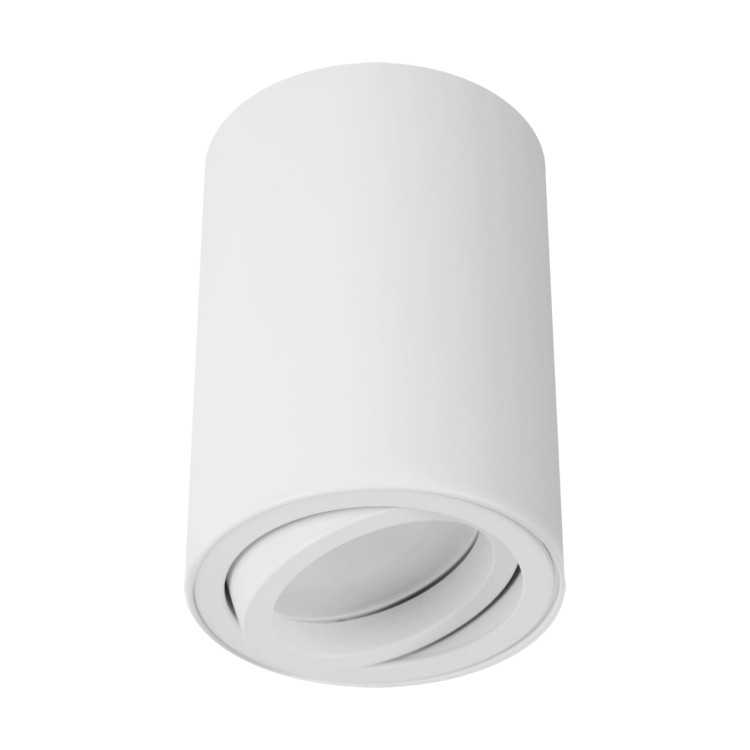Sufitowa oprawa lampa punktowa BEMOL DWL GU10 WHITE 03537 Struhm Ideus tuba spot natynkowa nowoczesna oświetleniowa biała biały
