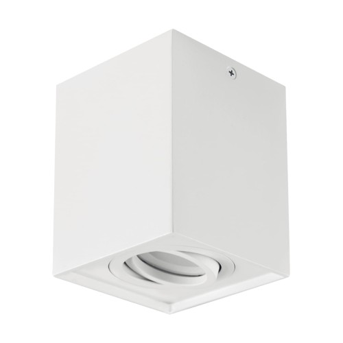 Sufitowa oprawa lampa punktowa HARY D GU10 WHITE 03714 Struhm Ideus tuba spot natynkowa nowoczesna oświetleniowa biała biały